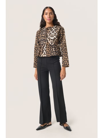 Soaked in Luxury Langarm-Bluse SLXala Feminine Form in Leopard Pattern