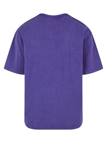 STARTER STARTER T-Shirts in purple acid washed