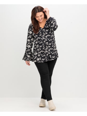 sheego by Joe Browns Langarmshirt in schwarz gemustert