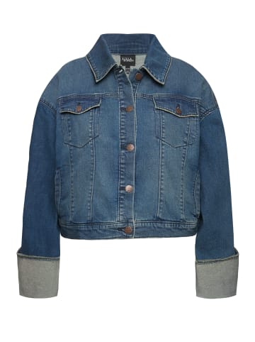 Ulla Popken Jeansjacke in blue denim