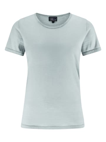 CASH-MERE.CH T-Shirt mit Rundhals in Minzgrün