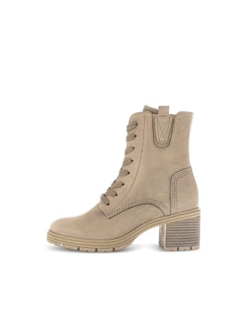 Gabor Comfort Biker Boots in beige