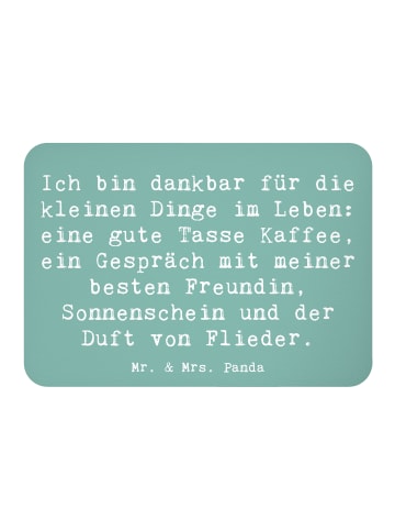Mr. & Mrs. Panda Pinnwand Magnet Spruch Dankbarkeit für kleine D... in Meeresbrise