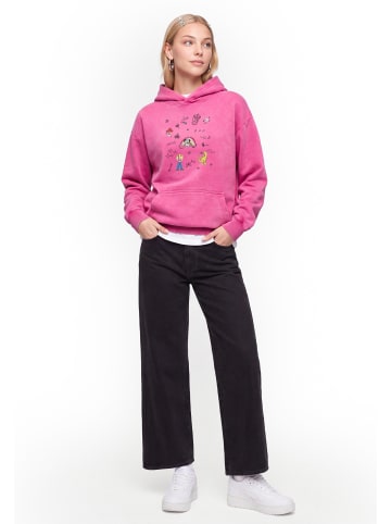 myMo Women Hoodie in Fuchsia