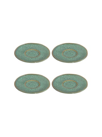 4er Set Espressountertassen Matera in Grün ø 11.0 cm