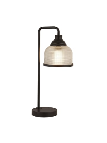 Licht-Erlebnisse Tischlampe (B)15 x (L)15 x (H)45 cm in Schwarz Klar/Transparent
