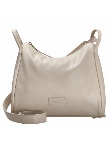 Seidenfelt Kaavi - Umhängetasche 30 cm (black/gold) in cotton beige/gold