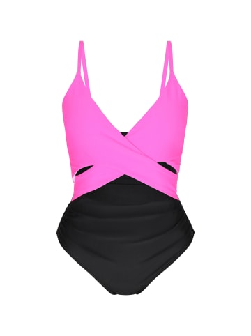 faina Swimsuit in pink black