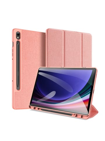 COFI 1453 Smart Sleep Case Tablethülle kompatibel mit Samsung Galaxy Tab S10 FE in Pink