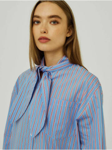 Norr Hemd Nicci Tie in Red stripes