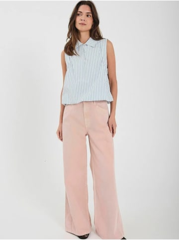 Norr Top Alva in Light blue stripe