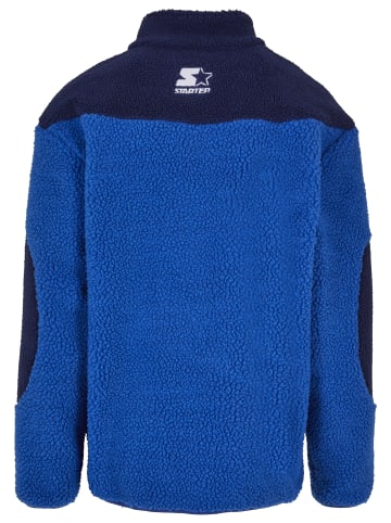 STARTER Winter Jacket in cobaltblue/darkblue