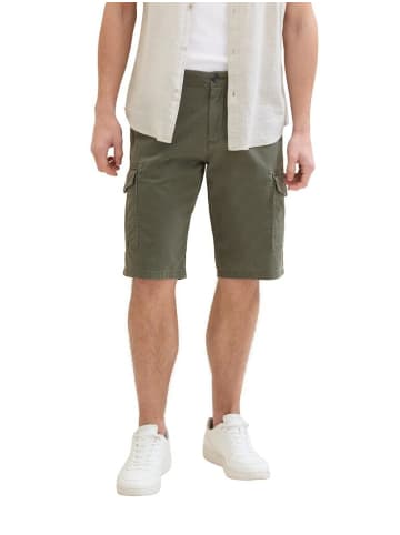 Tom Tailor Short in olive structure print