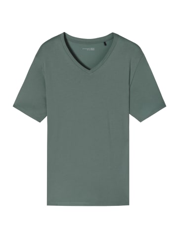 Schiesser V-Shirt Mix & Relax in jade