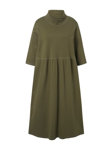 Ulla Popken Midikleid in oliv