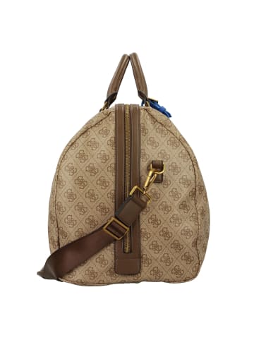 Guess Pisa Weekender Reisetasche 56 cm in beige-brown-blue