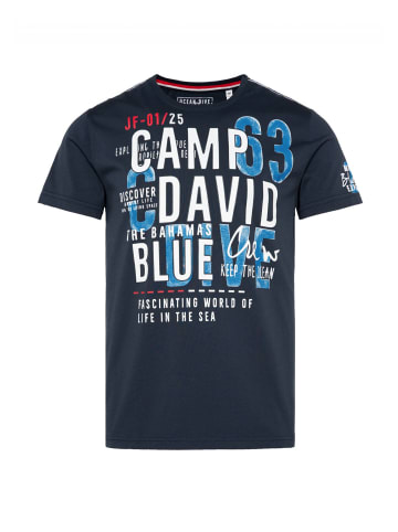 CAMP DAVID  T-Shirt in dunkelblau