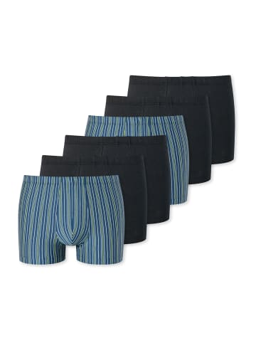 Schiesser Trunk 95/5 Organic in schwarz, blau