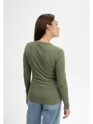 MELA Damen Basic Langarmshirt DHIVYA