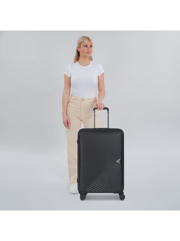 March15 Trading Gotthard Edition 4 Rollen Trolley 67 cm in black metallic