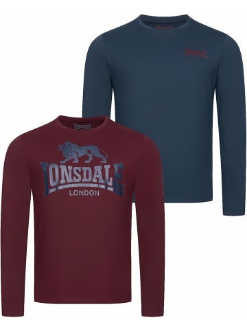Lonsdale Longsleeve "Ayrshire" in Blau