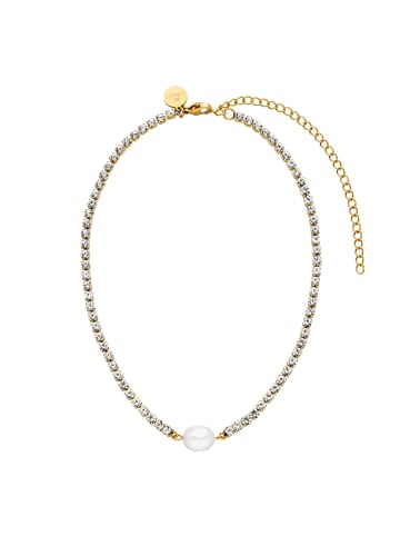 PURELEI Choker Shimmering Pear in Gold