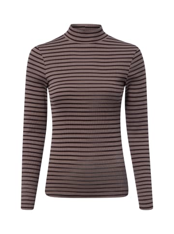 Marie Lund Langarmshirt in grau schwarz