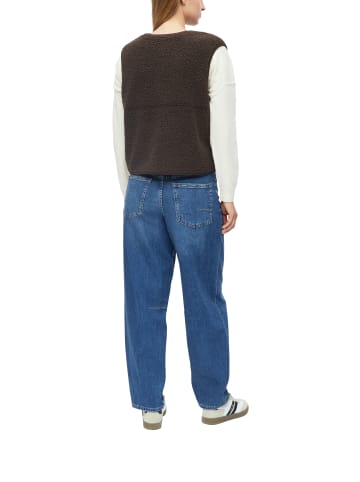 s.Oliver Teddyfell-Weste in schoko - 0003