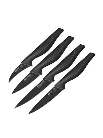 Nirosta 4 teiliges Messer-Set WAVE