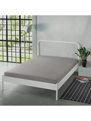 Erwin Müller Single-Jersey Spannbettlaken Freising in grau