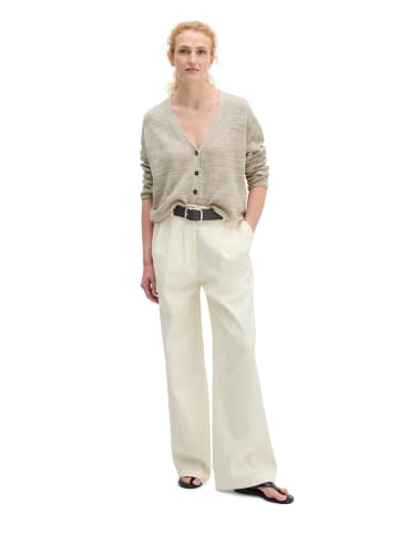 Marc O'Polo Slub-Cardigan loose in Linen Beige