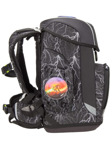 Ergobag Schulrucksack cubo light Set GLOW in Super ReflektBär