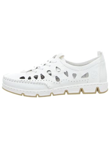 rieker Sportlicher Slipper in weiss