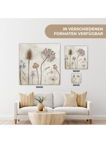 MuchoWow Leinwand Bilder Blumen