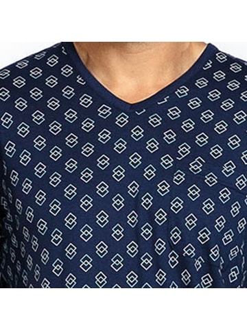 Comte Single-Jersey Schlafanzug in marine
