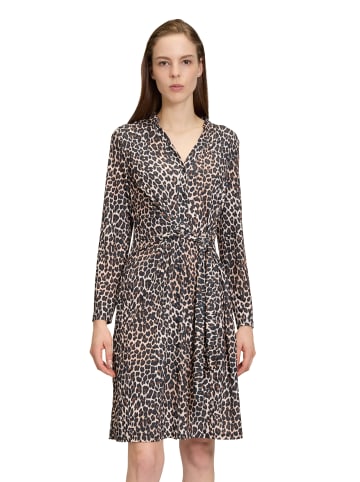 Vera Mont Jerseykleid mit Print in Brown/Dark Blue