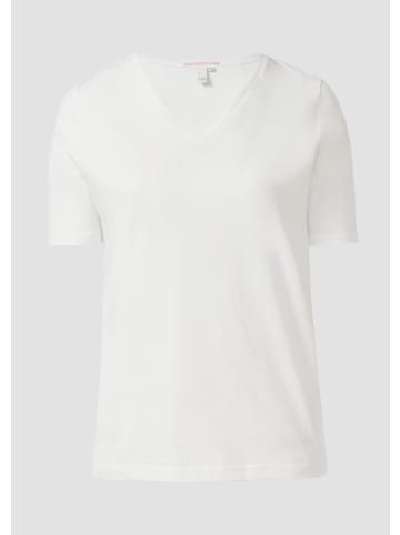 QS T-Shirt in 0100_weiß