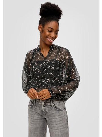 QS Bluse in 99A1_schwarz