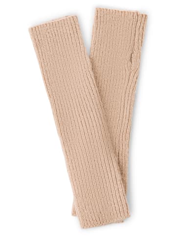 Marie Lund Handstulpen in sand - 0001
