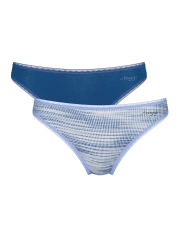 Sloggi Slips 'GO Tai' 2er Pack in blau