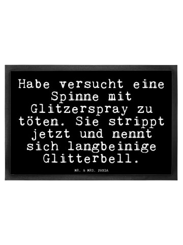 Mr. & Mrs. Panda Schmutzfangmatte Habe versucht eine Spinne... m... in Schwarz
