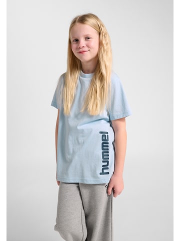 Hummel T-Shirt Hmljr Reg Lebensstil Kinder in SKYWAY/DRESS BLUE
