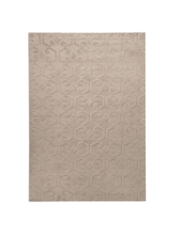 Beliani Kurzflor GANNETT in Beige - (W) 160 x (L) 230 cm