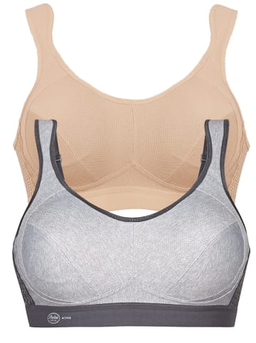 Anita Sport BH extreme control in desert heather grey