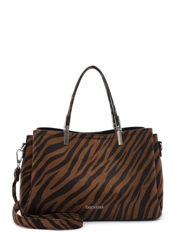 EMILY & NOAH Shopper Imke in taupe/black