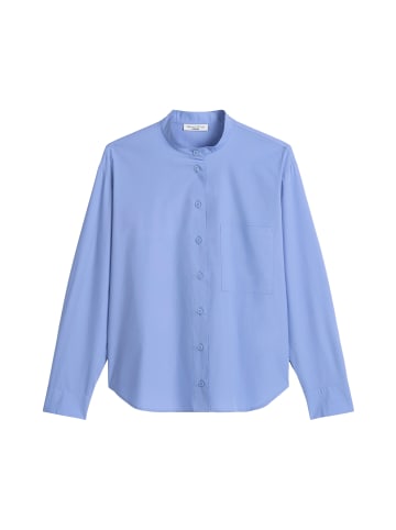Marc O'Polo DENIM Stehkragenbluse relaxed in Lake Blue