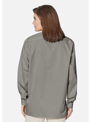 MADELEINE Hemdbluse in lässiger Oversized-Form in grau
