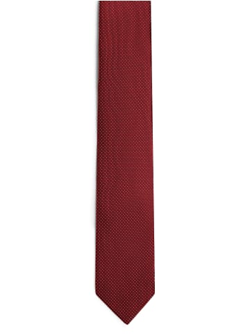 Finshley & Harding London Krawatte und Einstecktuch in rot - 0003