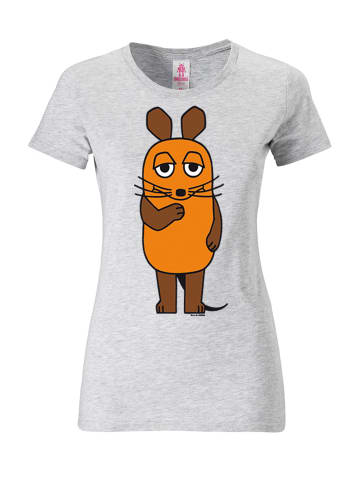 Logoshirt T-Shirt Sendung mit der Maus in grau-meliert