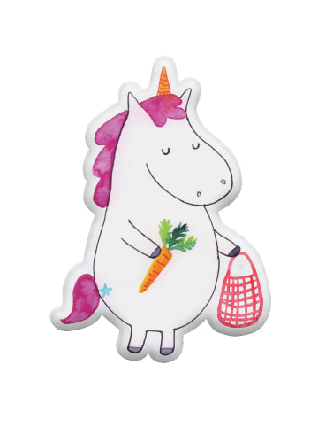 Mr. & Mrs. Panda Kissen Einhorn Vegan ohne Spruch in Weiß